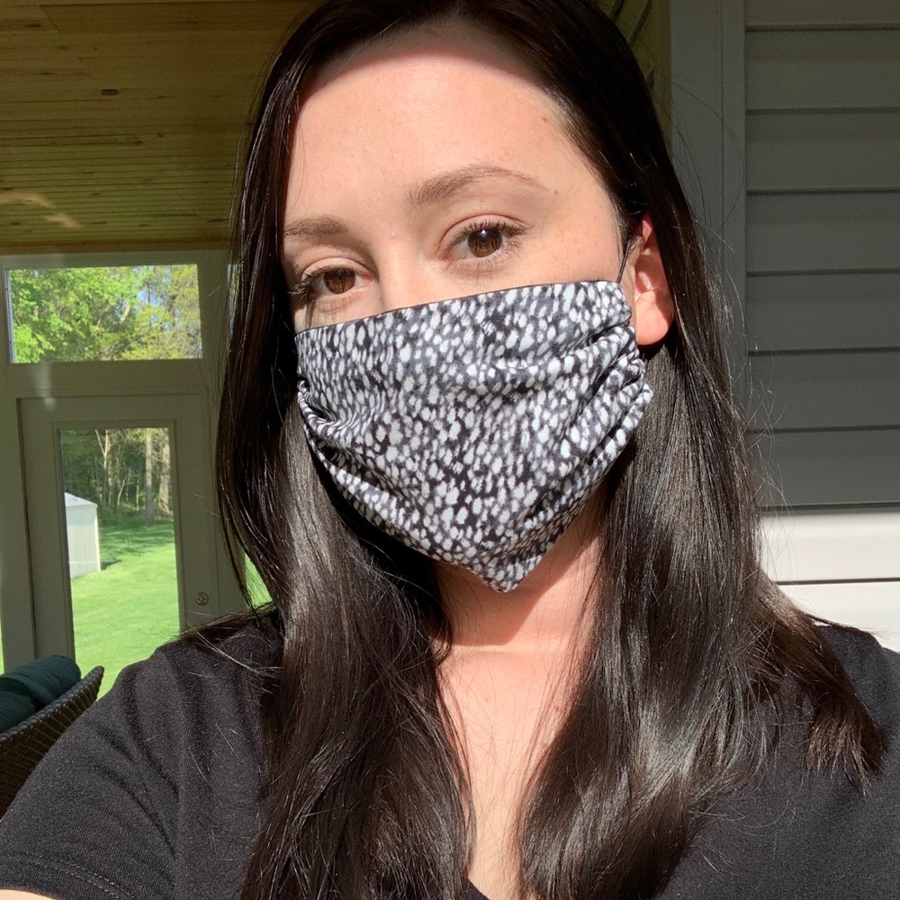 4 Pack Unisex Face Mask Pebble Print